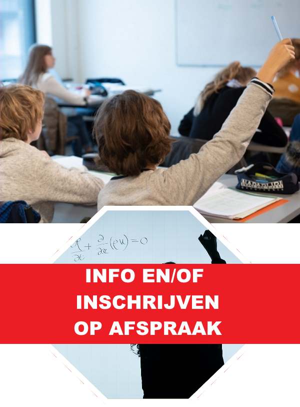 inschrijven en/of info op afspraak